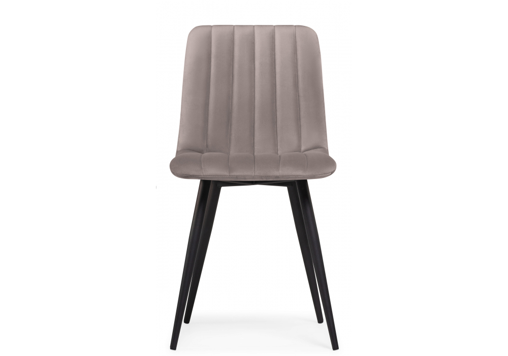 фото стул на металлокаркасе woodville дани латте велюр/ черный 572104 | 220svet.ru