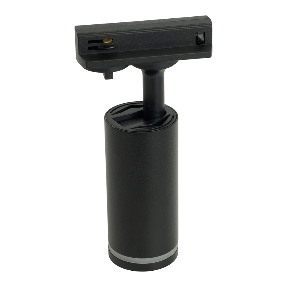 фото светильник feron al146 трековый однофазный на шинопровод под лампу gu10, черный 51325 | 220svet.ru