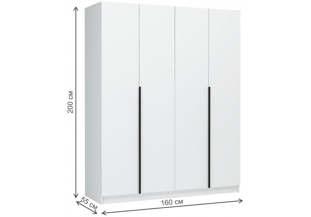 фото шкаф с антресолью woodville широн белый 589127 | 220svet.ru