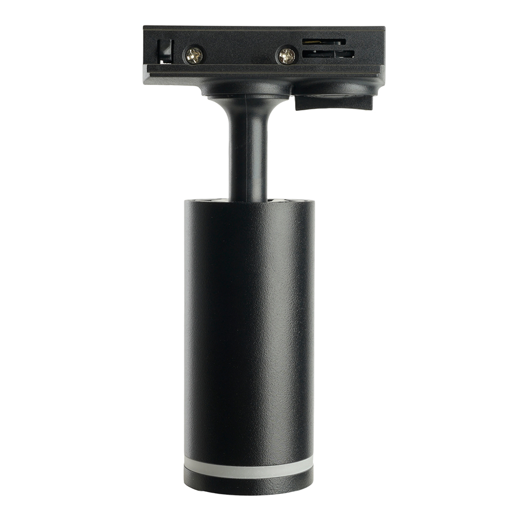 фото светильник feron al146 трековый однофазный на шинопровод под лампу gu10, черный 51325 | 220svet.ru