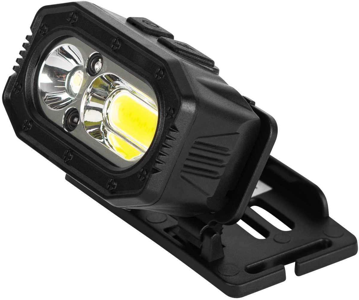фото фонарь налобный светодиодный эра ga-814 аккумуляторный 5 вт cob + 5 вт led 5 режимов сенсорное управление б0069577 | 220svet.ru