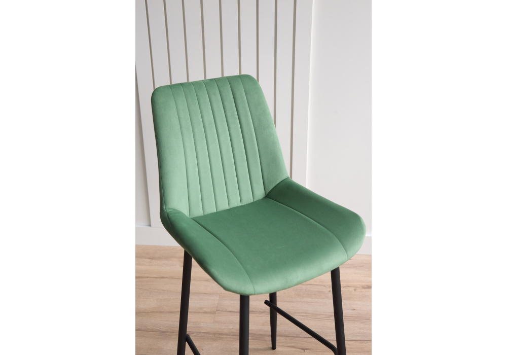 фото барный стул вращающийся woodville седа 360 фисташковый (zd 651) / черный 632613 | 220svet.ru