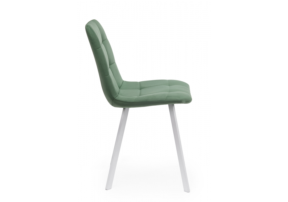 фото стул на металлокаркасе woodville чилли фисташковый / белый 631639 | 220svet.ru