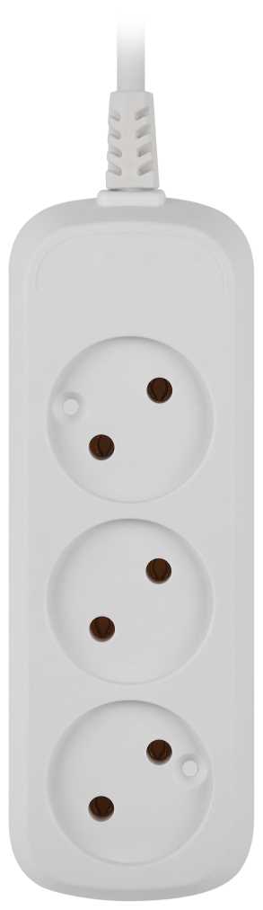 фото удлинитель электрический эра udl-10-350 greenline 3 розетки без заземления 5м пвс 2x0.75мм2 б0065073 | 220svet.ru