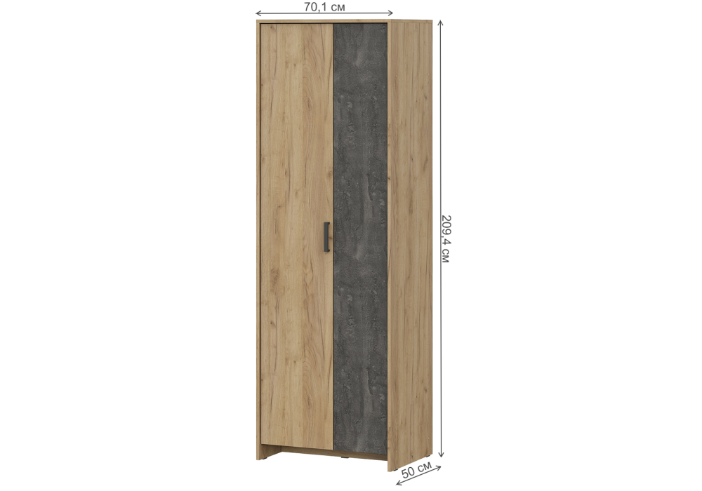 фото шкафы woodville taika дуб золотой / камень темный 512927 | 220svet.ru