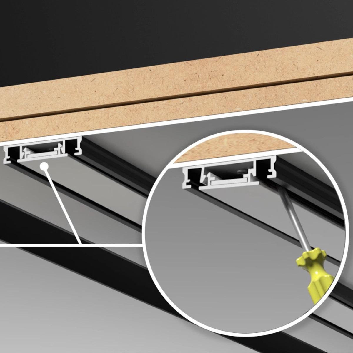 фото шинопровод накладной (заглушки в комплекте) novotech shino smal 1 м 135193 | 220svet.ru