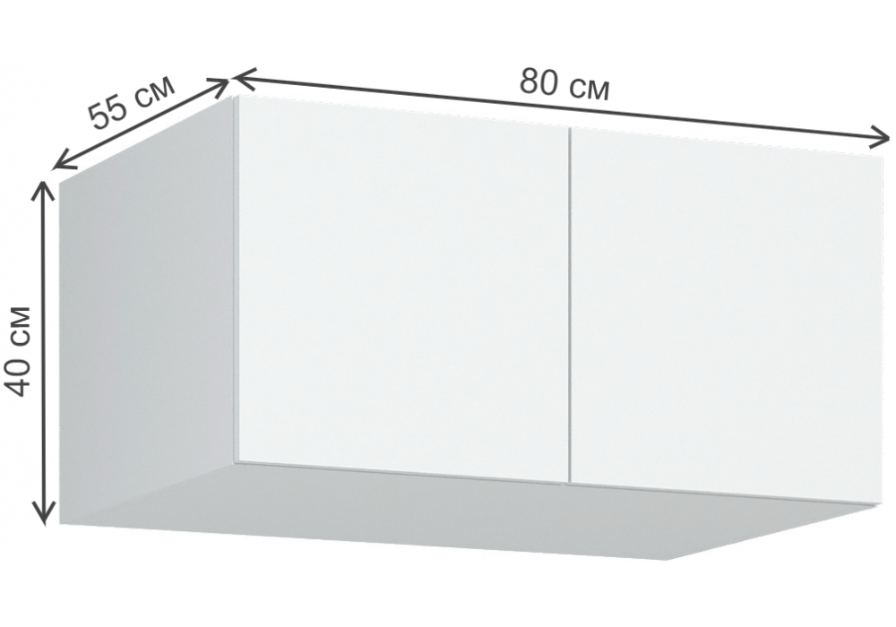 фото шкаф с антресолью woodville широн белый 589127 | 220svet.ru