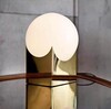 Миниатюра фото настольная лампа ilamp golden 10213t/1-d200 mgl-wh | 220svet.ru