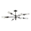 Миниатюра фото потолочная люстра ilamp evolution 15609-8 an+cl | 220svet.ru