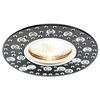 Миниатюра фото встраиваемый светильник ambrella light classic a801 bk/al | 220svet.ru