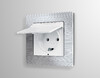 Миниатюра фото комплект механизма электрической розетки ip44 ambrella volt quant alfa ma128010 | 220svet.ru