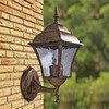 Миниатюра фото уличный настенный светильник reluce 08243-0.2-001w bkg | 220svet.ru