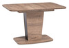 Миниатюра фото стол деревянный woodville токио-28 дуб табачный / антрацит 515103 | 220svet.ru