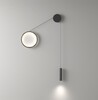Миниатюра фото настенный светодиодный светильник inodesign hook left 44.9053 | 220svet.ru
