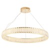 Миниатюра фото подвесной светодиодный светильник crystal lux musika sp70w led gold | 220svet.ru