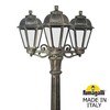 Миниатюра фото садово-парковый фонарь fumagalli ricu bisso/saba 3l k22.157.s30.bxe27 | 220svet.ru