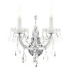 Миниатюра фото бра ilamp diamond w6071-2 cr+cl | 220svet.ru