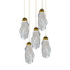 Миниатюра фото подвесной светильник delight collection 111-5p gold | 220svet.ru