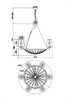 Миниатюра фото подвесная люстра maytoni pantheon h021pl-06ch | 220svet.ru