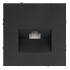 Миниатюра фото розетка компьютерная встраиваемая rj45 кат.6 voltum s70 vls060107 (графит) | 220svet.ru