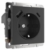 Миниатюра фото розетка werkel с быстрой зарядкой usb type a+с черный w1171708 4690389176449 | 220svet.ru