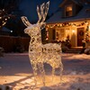 Миниатюра фото светодиодная фигура световой олень 1,6м тепло-белый 24в ip65 ltc lc-13161 | 220svet.ru