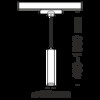 Миниатюра фото трековый однофазный светильник maytoni focus mini tr008-1-gu10-w | 220svet.ru