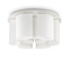 Миниатюра фото потолочная люстра ideal lux almond pl9 | 220svet.ru