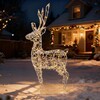 Миниатюра фото светодиодная фигура световой олень 1,6м тепло-белый 24в ip65 ltc lc-13161 | 220svet.ru