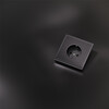 Миниатюра фото накладка для розетки с заземлением, s70 metal voltum s70 metal vlsm000612 (антрацит) | 220svet.ru