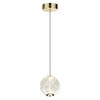 Миниатюра фото подвесной светодиодный светильник odeon light crustal 5008/5la | 220svet.ru
