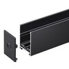 Миниатюра фото заглушка торцевая в комплекте 2шт novotech vector 135317 черный | 220svet.ru