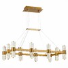 Миниатюра фото подвесная светодиодная люстра st luce gemina sl6007.203.20 | 220svet.ru
