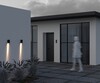 Миниатюра фото уличный настенный светильник maytoni shell o505wl-l3b3k | 220svet.ru