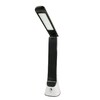 Миниатюра фото настольная лампа (ul-00006474) uniel tld-564 white-black/led/500lm/3000-6000k/dimmer/nightlight | 220svet.ru