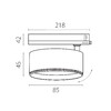 Миниатюра фото трековый трехфазный светильник 15w lightstar alta pro a5546triac | 220svet.ru