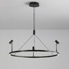 Миниатюра фото подвесная светодиодная люстра delight collection p0506-1200a black  | 220svet.ru