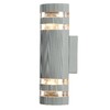 Миниатюра фото уличный настенный светильник arte lamp metro a8162al-2gy | 220svet.ru