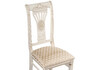 Миниатюра фото стул деревянный woodville roy золото патина тк. к02 бежевая / слоновая кость 671443 | 220svet.ru