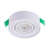 Миниатюра фото встраиваемый светильник crystal lux clt 059c1 wh | 220svet.ru