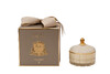 Миниатюра фото свеча ароматическая blonde vanilla в вазе в упаковке 185 гр. garda decor 96cn-45015 | 220svet.ru