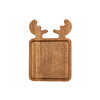 Миниатюра фото менажница &quot;олень&quot; малая 23х16 см деревянная, дуб uneca | 220svet.ru