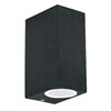 Миниатюра фото уличный настенный светильник ideal lux up ap2 antracite | 220svet.ru
