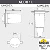 Миниатюра фото грунтовый светильник светильник fumagalli aldo 1l 1l1.000.000.axz1l | 220svet.ru