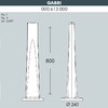 Миниатюра фото парковый столб fumagalli gabri 000.613.000.a0 | 220svet.ru