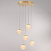 Миниатюра фото подвесной светильник delight collection md25030003-5a gold/clear | 220svet.ru
