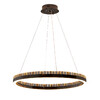Миниатюра фото подвесная светодиодная люстра delight collection od2303-z78 pearl black | 220svet.ru