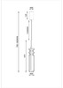 Миниатюра фото подвесной светильник arte lamp crystal a2942sp-1bk | 220svet.ru