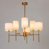 Миниатюра фото потолочная люстра на штанге arte lamp debora a4108lm-8pb | 220svet.ru