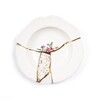 Миниатюра фото тарелка фарфоровая глубокая kintsugi seletti 09623 | 220svet.ru